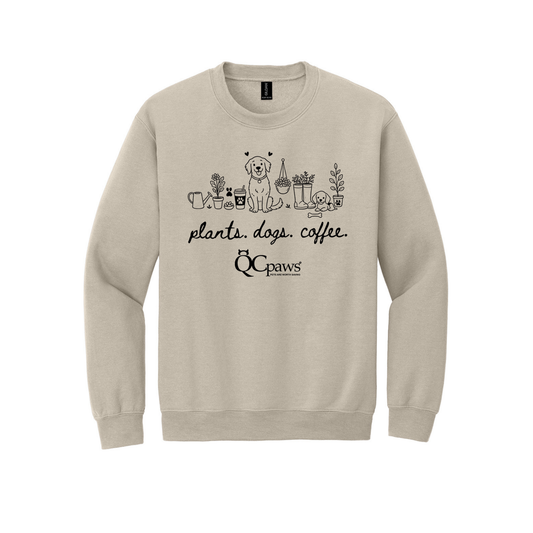 Plants, Dogs & Coffee - Crewnecks