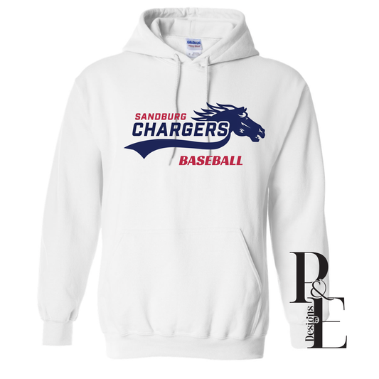 Chargers Baseball Hooded Sweatshirt