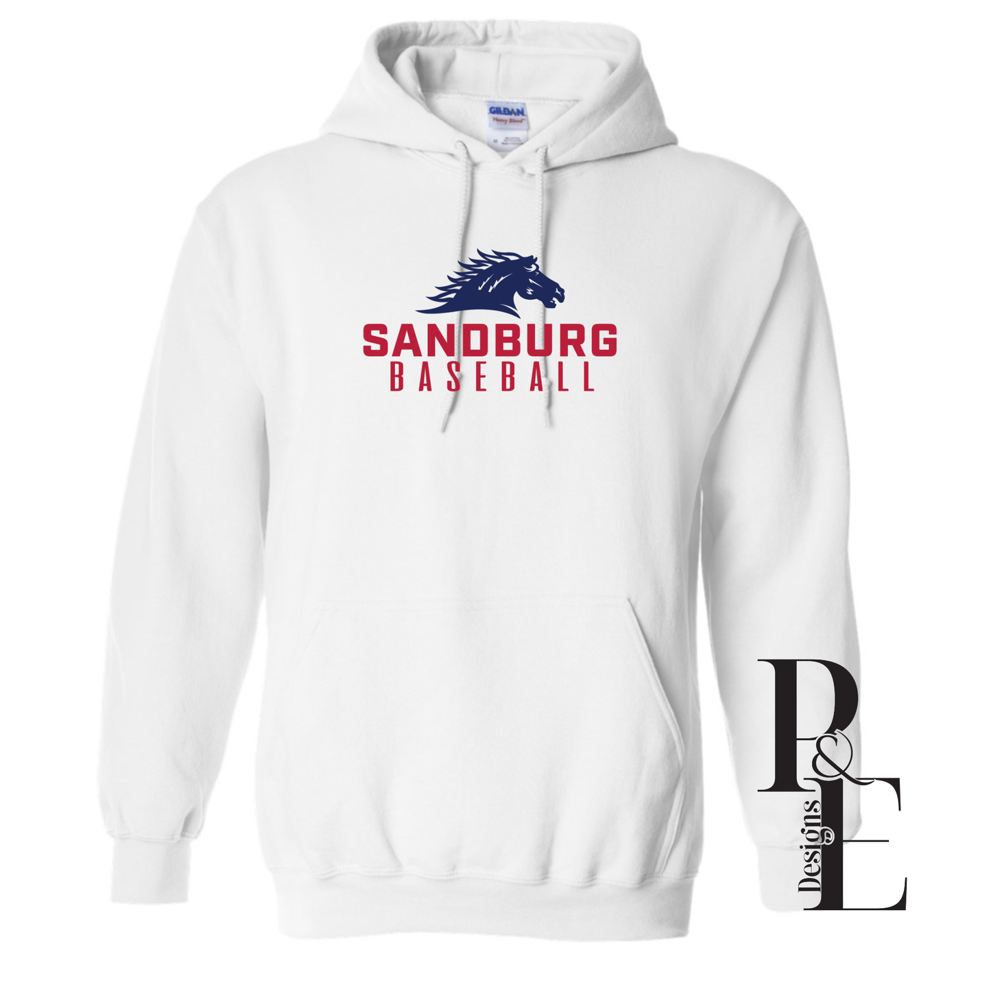 Sandburg Baseball Hooded Sweatshirt