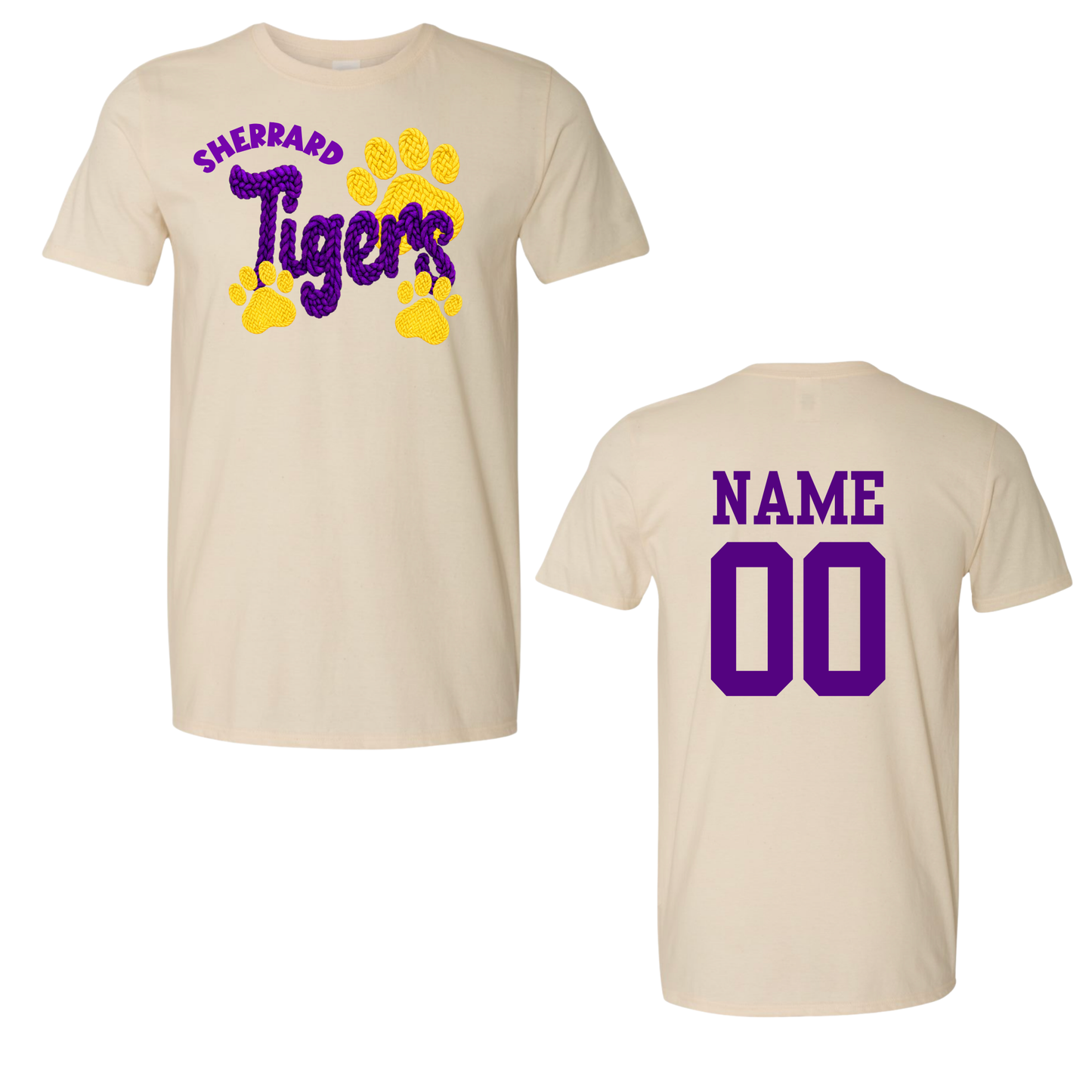 Sherrard Tigers Faux Print