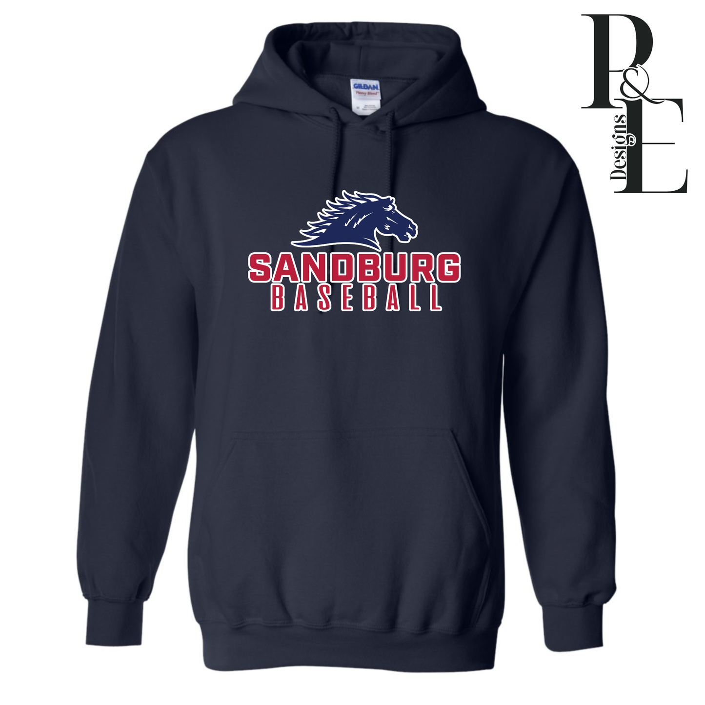 Sandburg Baseball Hooded Sweatshirt