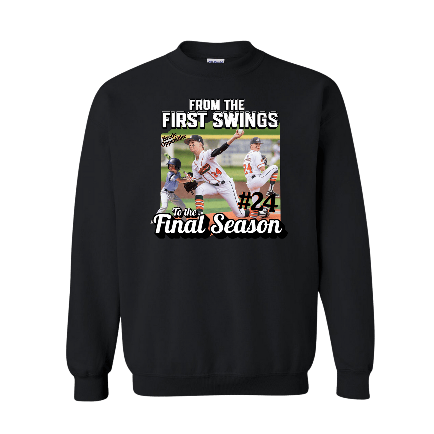 First Swing to Final Inning Sweatshirts