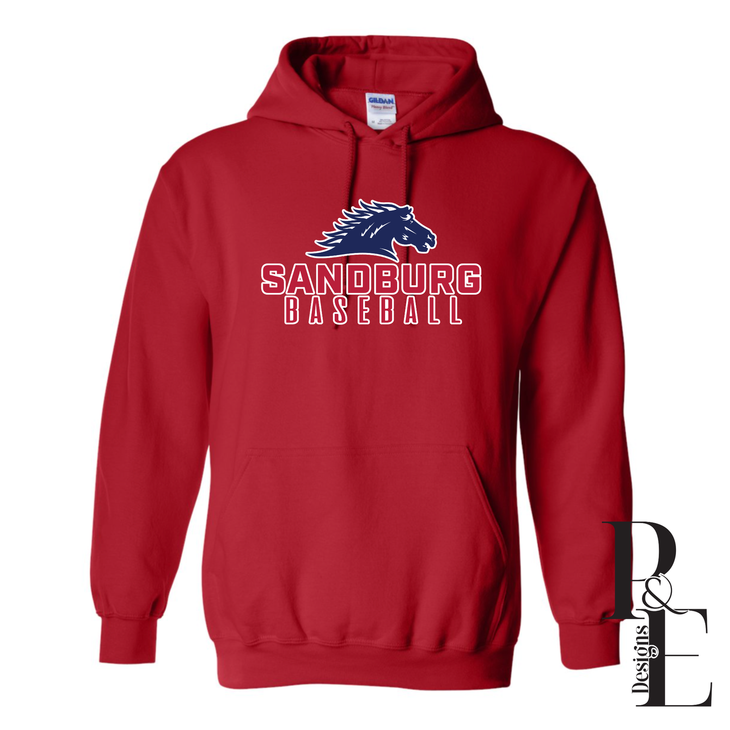 Sandburg Baseball Hooded Sweatshirt