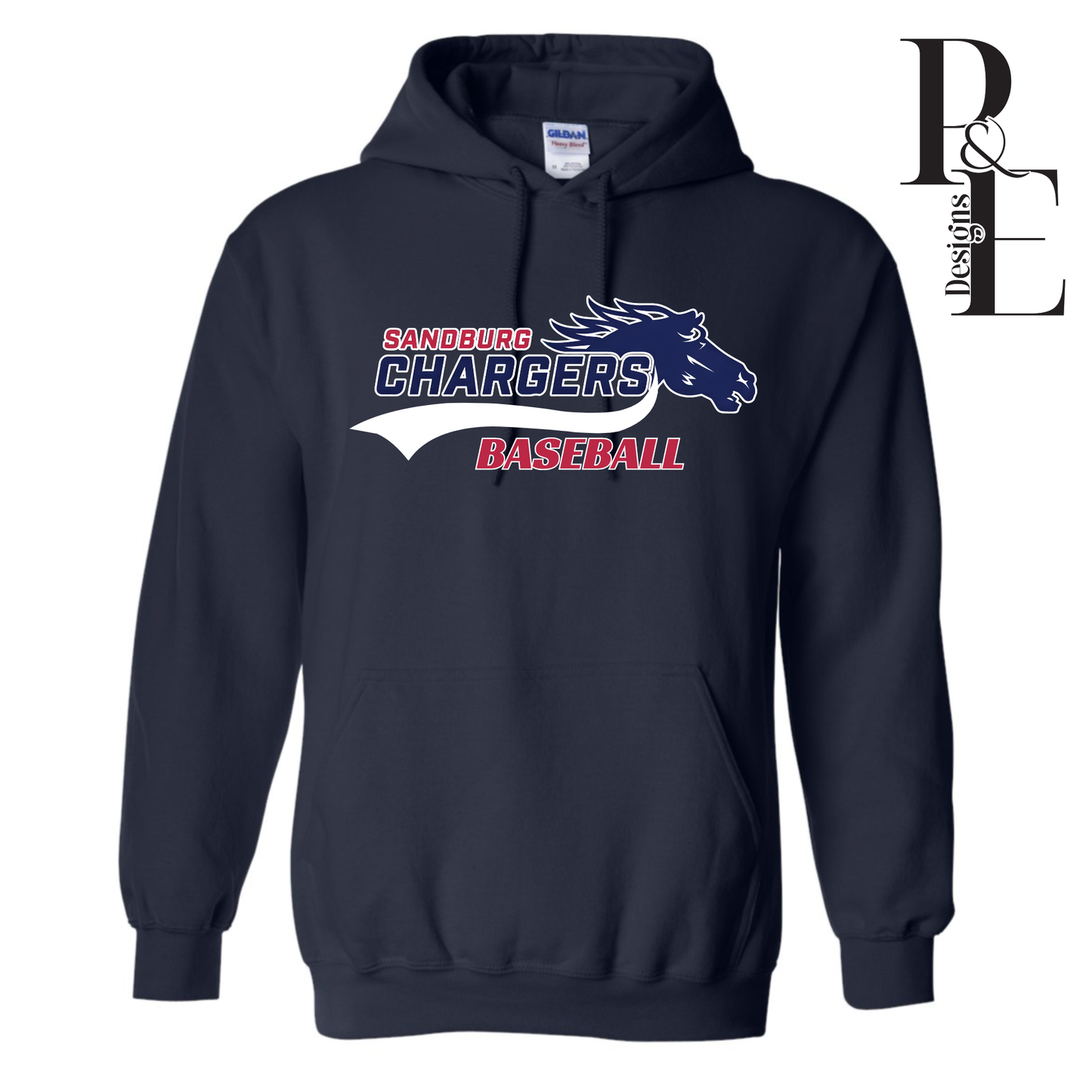 Chargers Baseball Hooded Sweatshirt