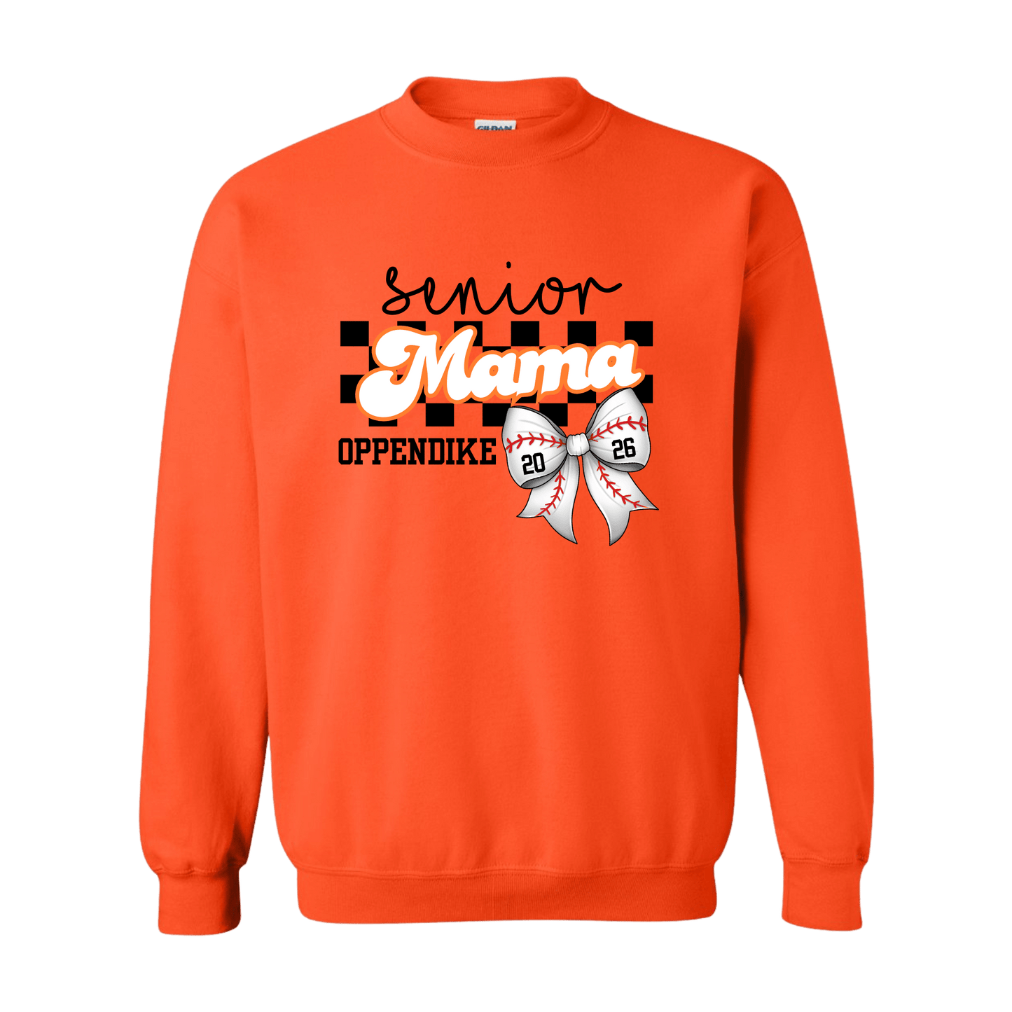 Baseball Senior Mama Crewnecks