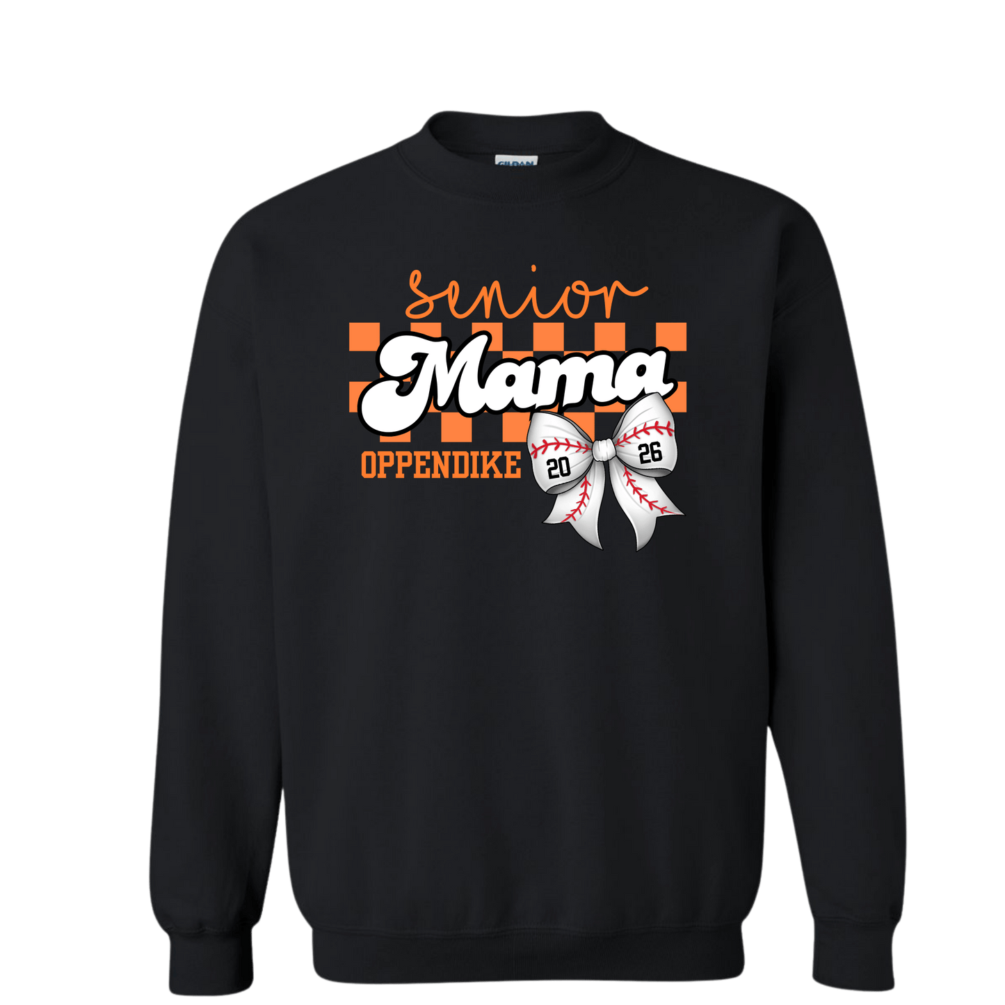 Baseball Senior Mama Crewnecks