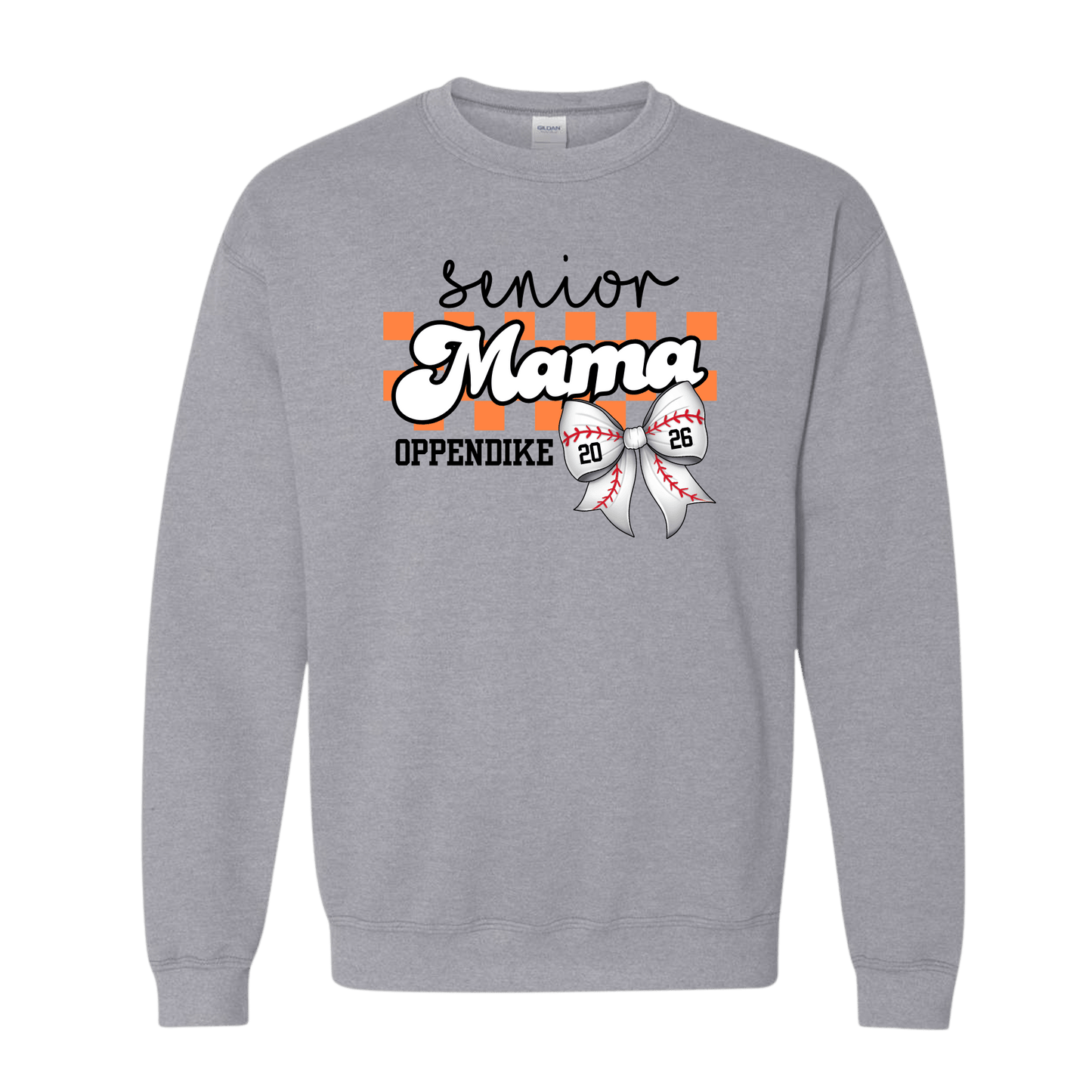 Baseball Senior Mama Crewnecks
