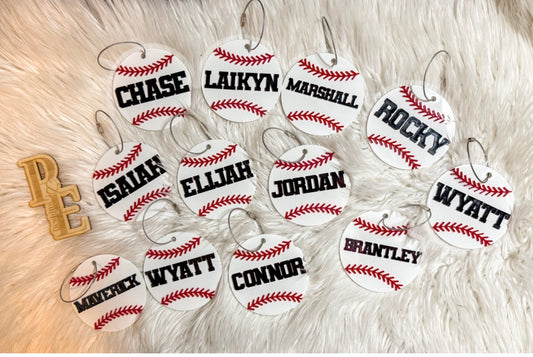 Baseball Bag Tag